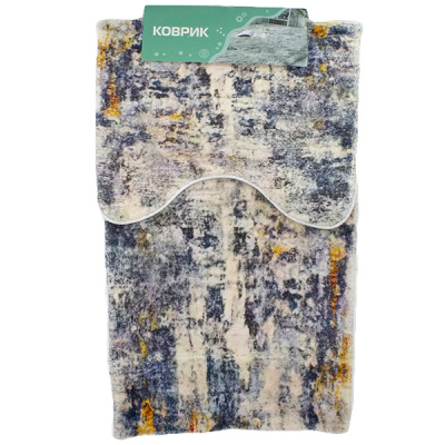 Коврик для ванной комнаты, набор 2шт (50*80см и 50*40см)