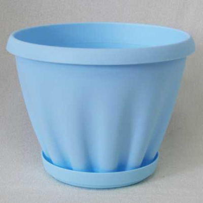 Горшок "Знатный" 1л d140мм голубой