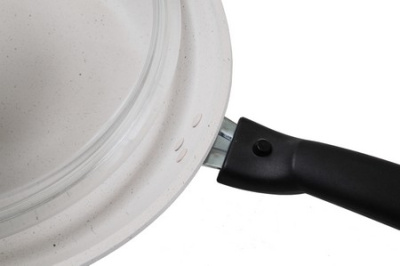 Сковорода 240/60мм со съемной ручкой,со стеклянной крышкой,,АП(светлое),линия "Традиция"