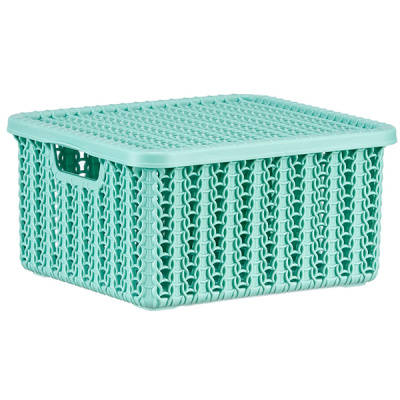 Коробка ВЯЗАНИЕ 1,5л с крышкой (то)