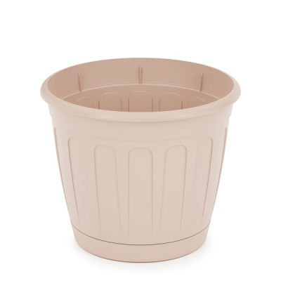 Горшок цв. "Дионис" 1,6л. с поддоном (бежевый)