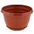 Горшок "Глория", D19, с поддоном 2,0л терракот