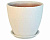 Горшок Винил бутон 18см 3,8л  белый (ВН 02/3)     