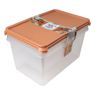 Набор контейнеров Оливье по ГОСТу 4,0 + 6,0л  (кирпичный)  (то)