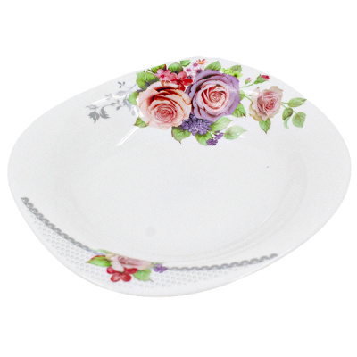 Тарелка глубокая 19*19*3см (стеклокерамика)