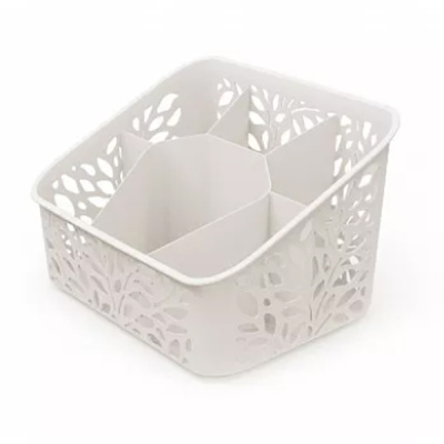 Органайзер настольный Leaves (молочный) (то)