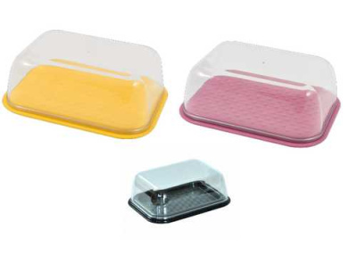 Масленка двухсторонняя 145х110х55 мм шок. мокко (то)