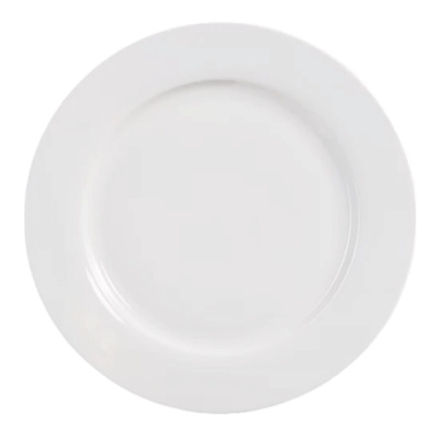 Тарелка плоская 19см JEWEL белая (стеклокерамика)