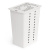 Корзина для белья "Виолетта" 30л (белый) (то)
