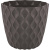 Горшок для цветов Wave D115мм с дренажной сеткой 0,65л горький шоколад (то)