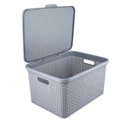 Ящик 30л "Артлайн" с крышкой 460*345*245мм