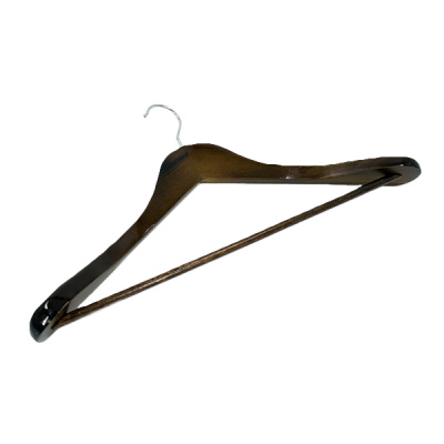 Вешалка для одежды деревянная 45*24см, лакированная