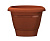 Горшок "Фестона", D22, с поддоном 3,3л терракотовый (то)