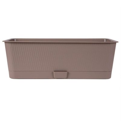 Ящик балконный "Прованс", 9,5л, с поддоном фраппе