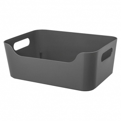 Корзинка универсальная "SCANDI", 270х190х105мм, 4,6л (серый) (то)