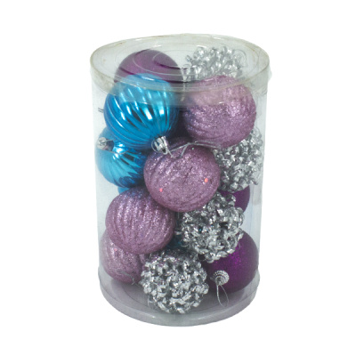 Шары елочные 6см, 16шт