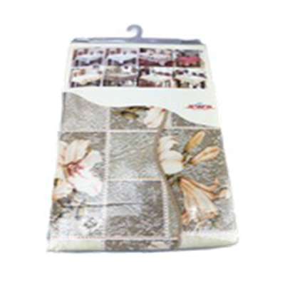 Скатерть ПВХ 137*182 см волнистый край, в ассортименте