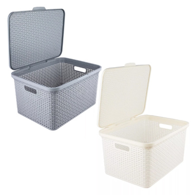 Ящик 30л "Артлайн" с крышкой 460*345*245мм