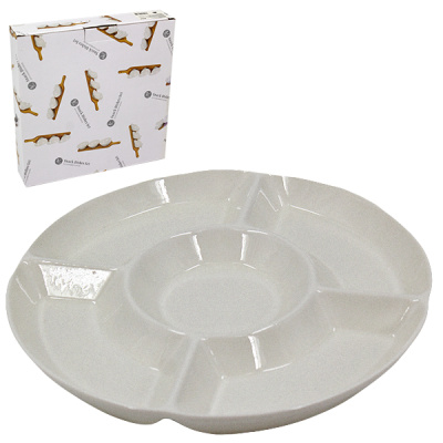 Менажница керамическая Ø-24см (5 отделений)