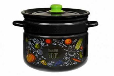 Кастрюля эмал цил Healthy food 9,0л ТМ Appetite