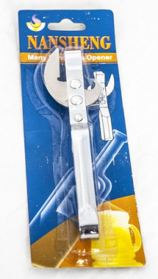 Открывалка металл 3в1 хром