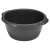 Таз круглый 14л темно-серый