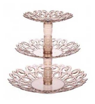 Фруктовница "Мелодия" 3-х ярусная (тонирован.)(то)