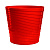 Горшок "Верона", D14,5 без поддона 1,65л красный