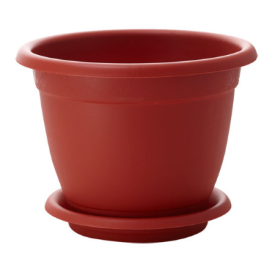 Горшок для цветов Борнео 34см/12,7л с подставкой №7 терракотовый (то)