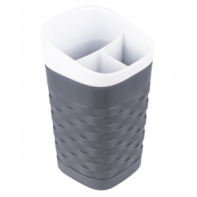 Стакан для зубных щеток Reef (серый) (то)