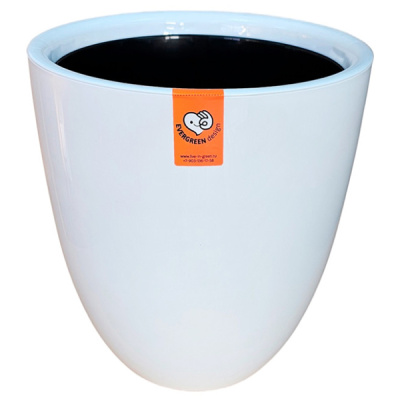 Горшок Сириус 16,5л с вкладкой Белый