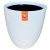 Горшок Сириус 16,5л с вкладкой Белый