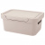 Ящик универсальный с крышкой "LUXE" 270х190х120мм, 4,6л (св.бежевый) (то)