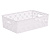 Корзинка "Ромашки" 7,5л  350х245х105мм (белый) (то)