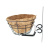 Кашпо с коковитой трапец., 25 см, настен. крепл.