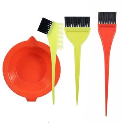 Набор для окрашивания волос (ванночка+3 кисти) (ассорти)