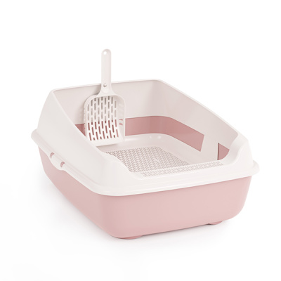 Набор ALTA для кошек (лоток с высокими бортами, сеткой и совком)(розовый)  (то)