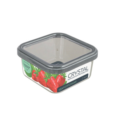 Банка для сыпучих продуктов 0,4л Crystal (то)