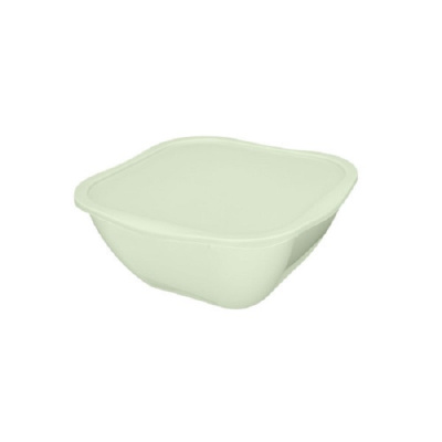 Салатник PERFECT 1,8л с крышкой (Зеленый)(то)