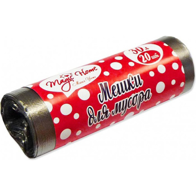 Мешки для мусора 30л/20шт/HDPE/5,5мкм Magic Home