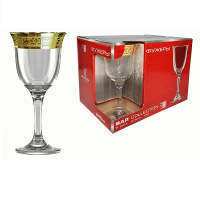 Фужер 240мл. 6шт. арт.863-ГНМ "Твист"