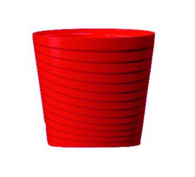 Горшок "Верона", D17 без поддона 2,7л красный (то)