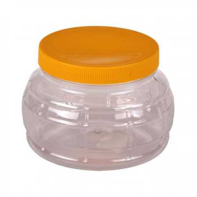 Банка 1л ПЭТ "Бочонок" (микс)(то)