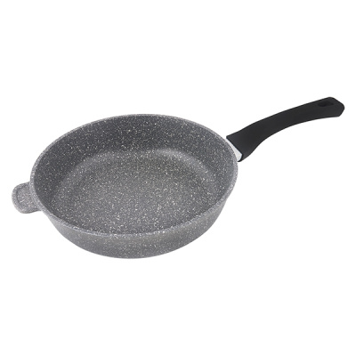 Сковорода а/пр литая 28см Мрамор индукция ТМ Традиция