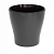 Горшок цв. для орхидеи 10л "Лея" двойной (графитовый)(то)