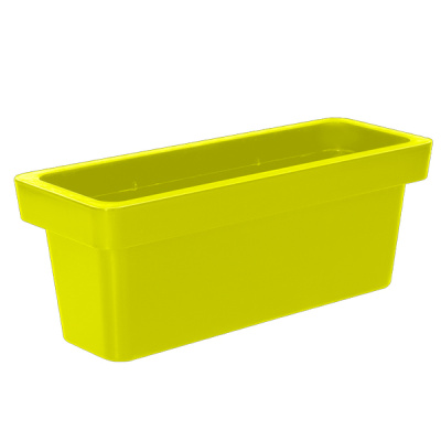Кашпо LOFT прямоугольное 50л OLA DOM (салатовый)