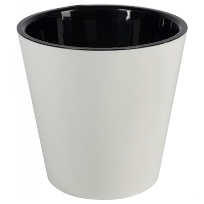 Горшок для цветов London D320 мм, 15,7л на колесиках белый