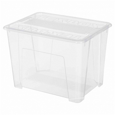 Ящик универсальный "TEX-BOX" 380х280х272мм 21л (Бесцветный) (то)