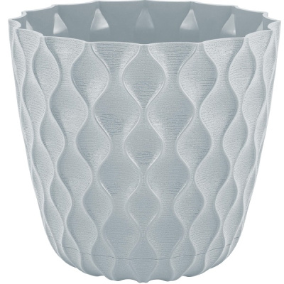 Горшок для цветов Wave D175мм с дренажной сеткой 2,5л утренний туман (то)