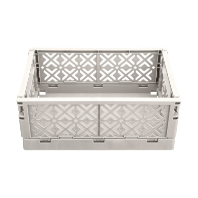 Ящик складной STOCKY М 249х167х103мм 3,4л (Св.бежевый)(то)